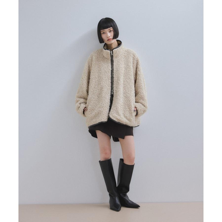 ADAM ET ROPE'（アダムエロペ） 【WEB限定】リバーシブルボアブルゾン