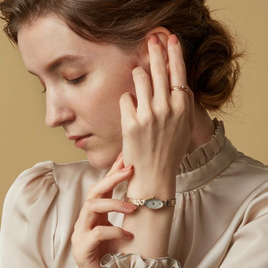 agete（アガット） オーバルフェイスジュエリーウォッチ : マルイ(丸井