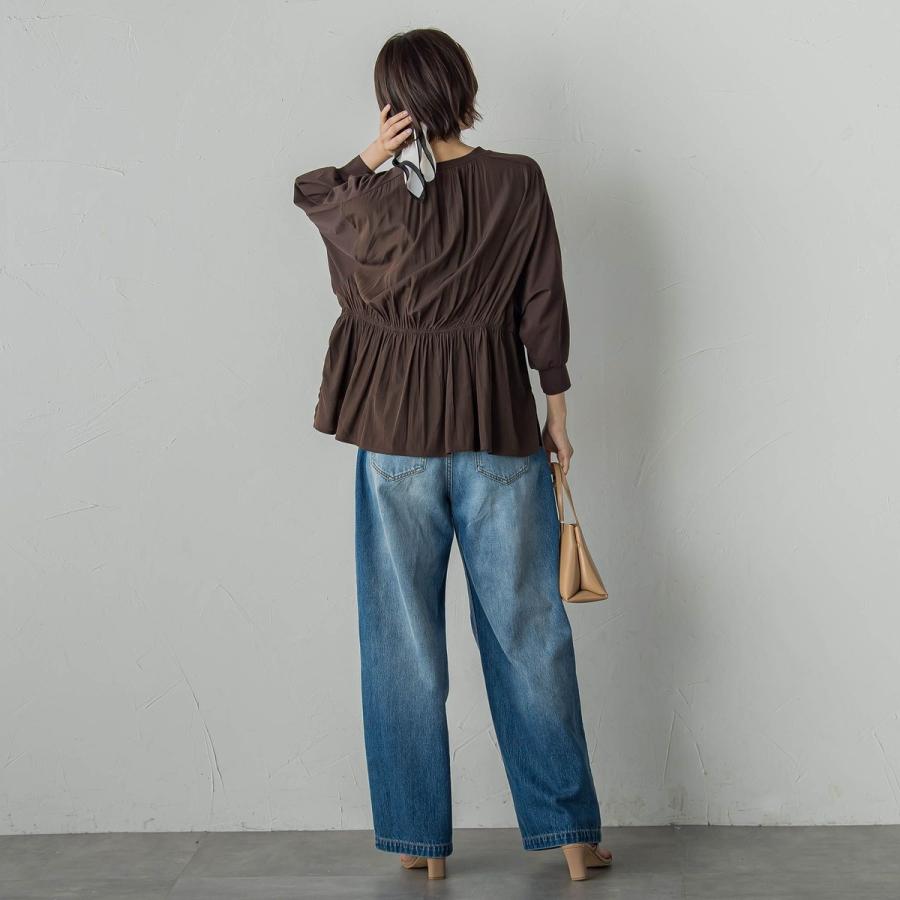 ドロワットロートレアモン（Droite lautreamont）/布帛ドッキングカットソー≪手洗い可能≫ Droite lautreamont（ドロワット・ロートレアモン） 布帛ドッキング