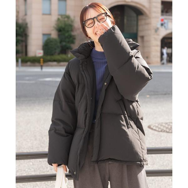 アーバンリサーチドアーズ グリーンダウンミドルジャケット ブラック URBAN RESEARCH DOORS（アーバンリサーチドアーズ） グリーンダウン
