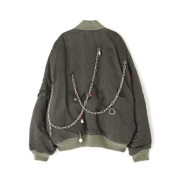 doublet／ダブレット／KEY CHAIN DECORATED BOMBER JACKET : マルイ