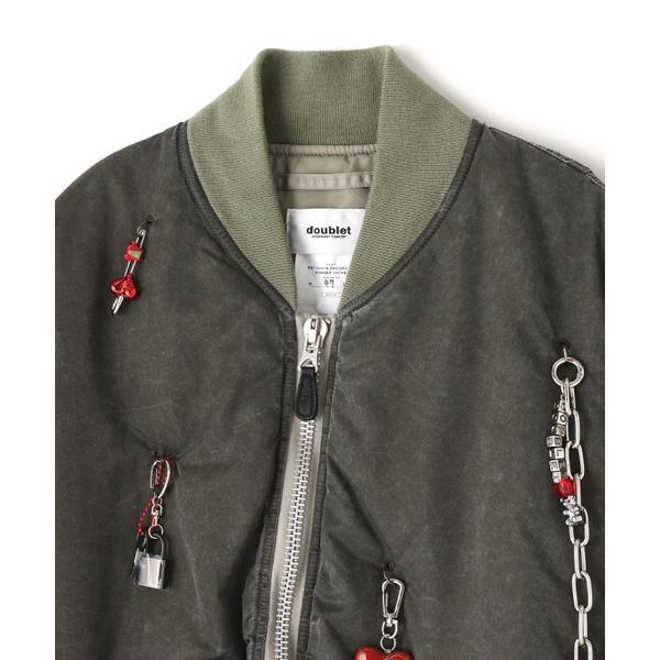 doublet／ダブレット／KEY CHAIN DECORATED BOMBER JACKET : マルイ