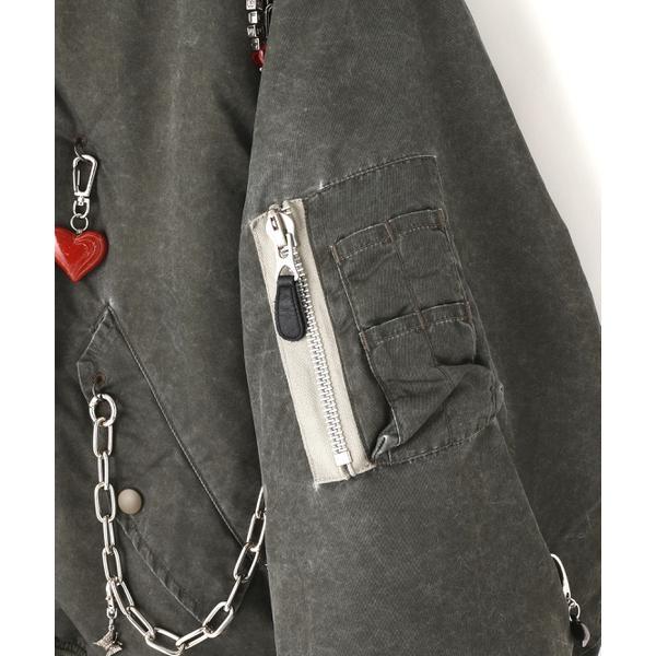 doublet／ダブレット／KEY CHAIN DECORATED BOMBER JACKET : マルイ