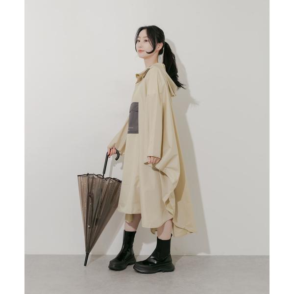 SMELLY（スメリー） Wpc. ユニセックス バイカラーパッカブルポンチョ