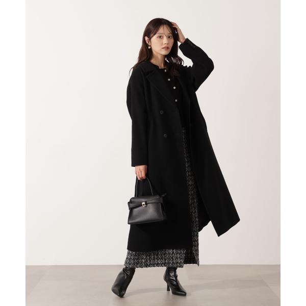 ダブル釦チェスターコート 25AW callautia ダブルボタンロング 