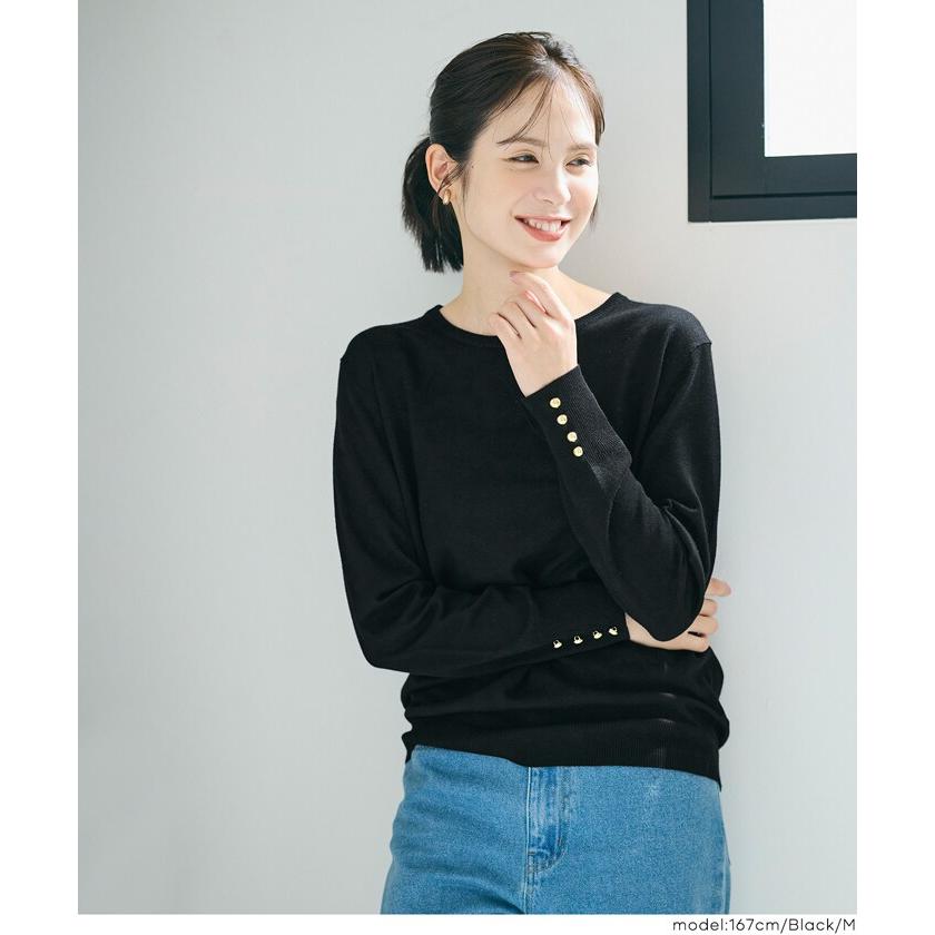 coca 袖金ボタンニットトップス 全4色 : マルイ(丸井)Yahoo!店