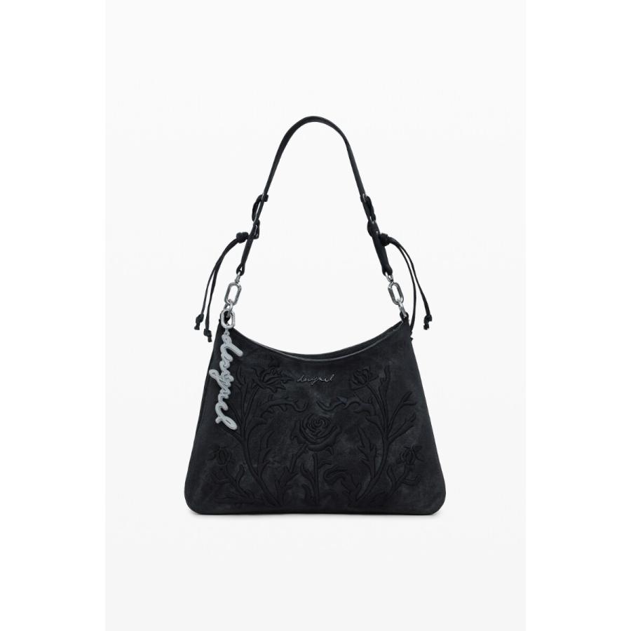 Desigual（デシグアル） 【2WAY】3Dフラワーエンボス加工ハンドバッグ