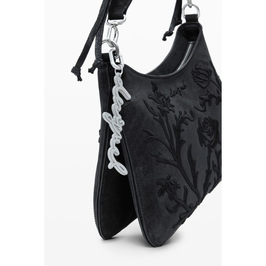 Desigual（デシグアル） 【2WAY】3Dフラワーエンボス加工ハンドバッグ