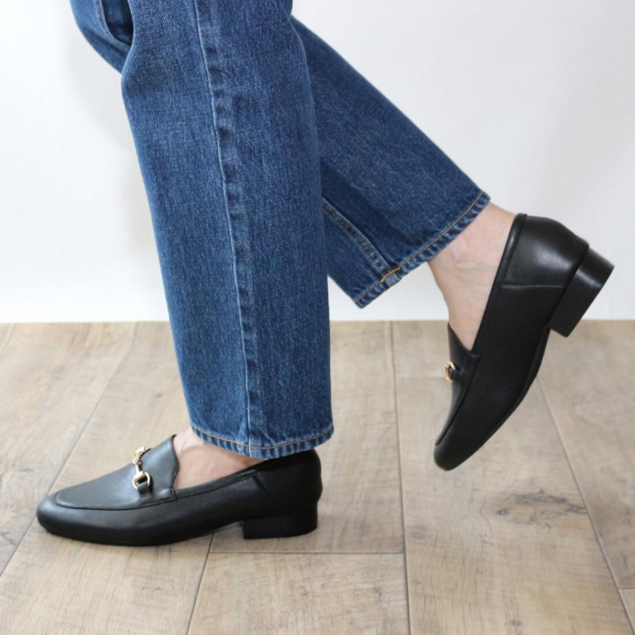 Fin（フィン） 【25秋冬新作】2WAY本革ビットローファー【低反発