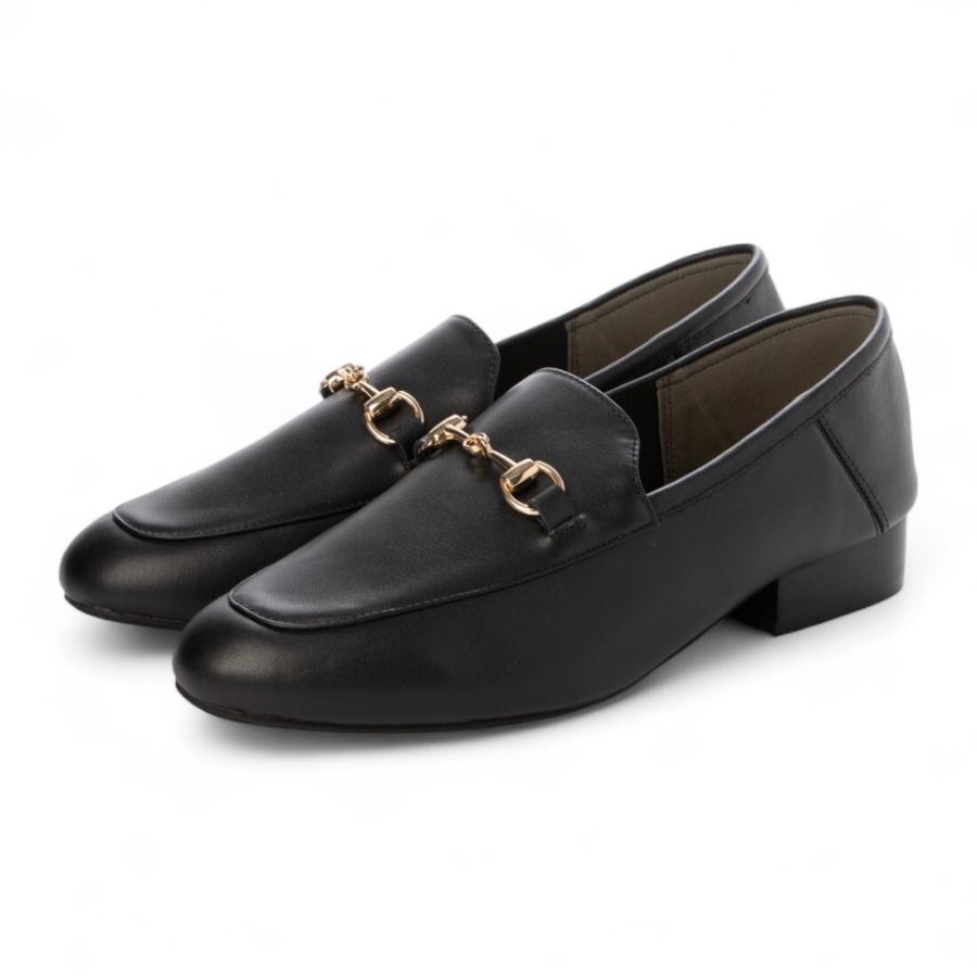 Fin（フィン） 【25秋冬新作】2WAY本革ビットローファー【低反発