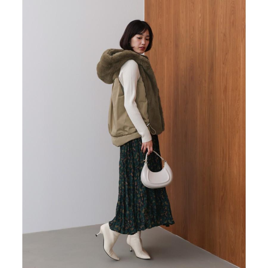 Bou Jeloud（ブージュルード） 異素材MIXダウンファーベスト