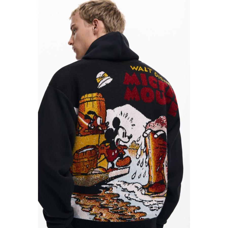 デシグアル（Desigual）/【4サイズ展開/S/XL】ミッキーマウスジッパーパーカー Desigual（デシグアル） 【4サイズ展開/S/XL】ミッキーマウスジッパー