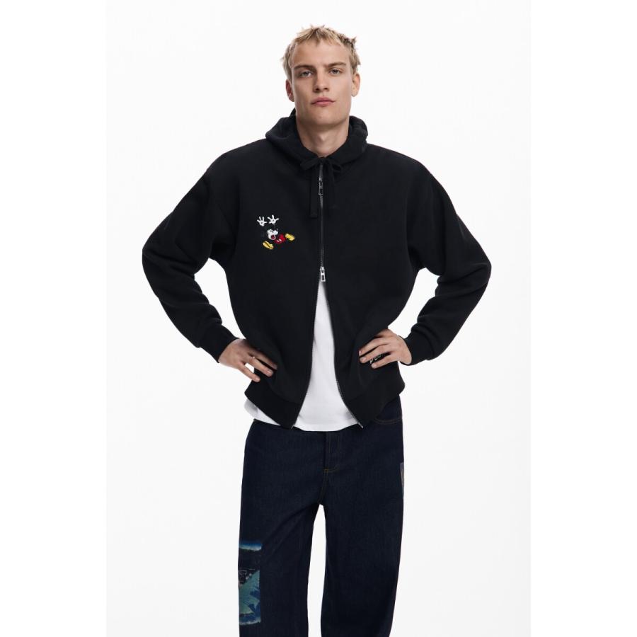 Desigual パーカー　ミッキーマウス 4サイズ展開/S/XL】ミッキーマウスのフーディースウェットパーカー