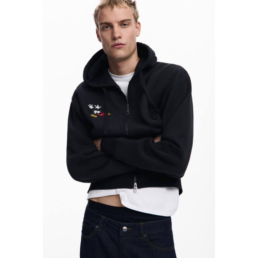 デシグアル（Desigual）/【4サイズ展開/S/XL】ミッキーマウスジッパーパーカー Desigual（デシグアル） 【4サイズ展開/S/XL】ミッキーマウスジッパー