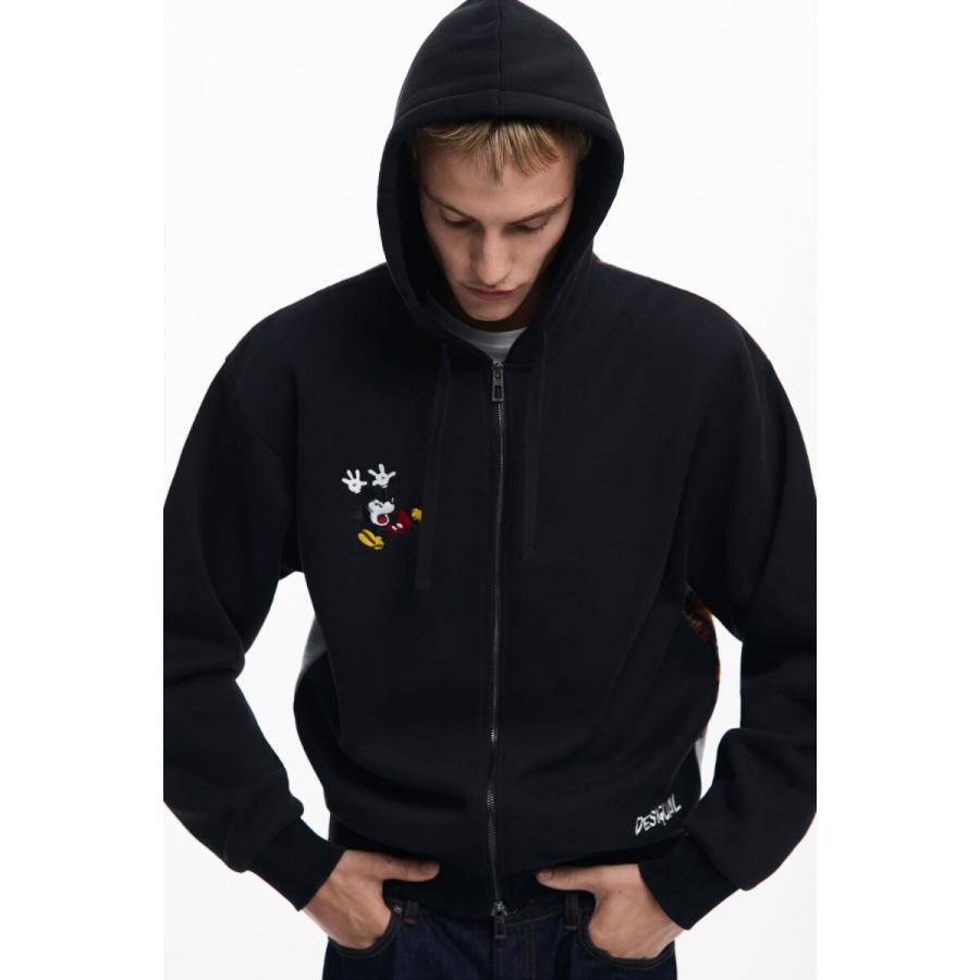 Desigual（デシグアル） 【4サイズ展開/S/XL】ミッキーマウスジッパー