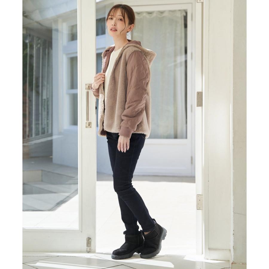 pinko ベージュ フード付き Pinko Padded Crystal Nylon Pea Jacket Beige Pinko