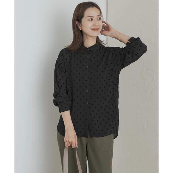 URBAN RESEARCH DOORS フロッキードットシャツ : マルイ(丸井)Yahoo!店