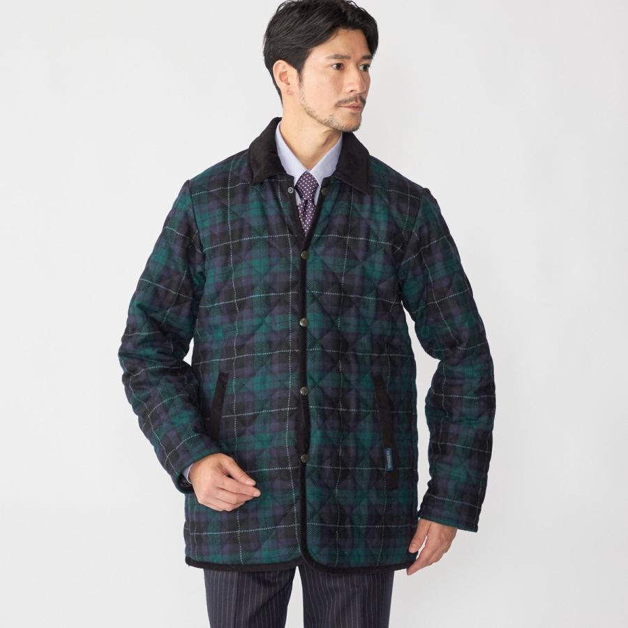 【SHIPS別注】LAVENHAM: SHIPS タータン ウール KEDINGTONの画像