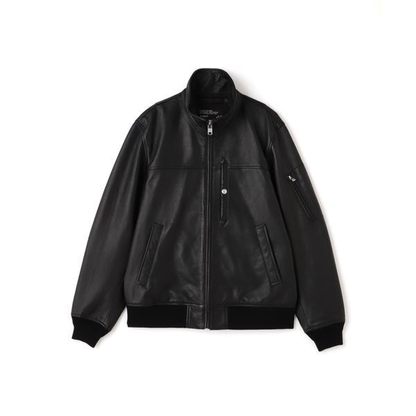AVIREX（アヴィレックス） STAND LEATHER MA-1 MOD JACKET ／ スタンド