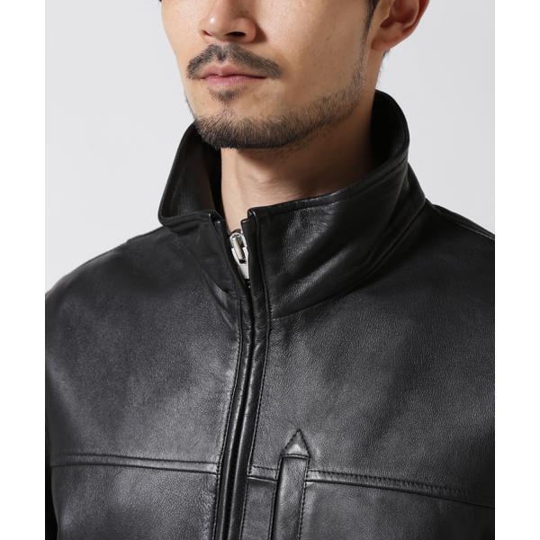 AVIREX（アヴィレックス） STAND LEATHER MA-1 MOD JACKET ／ スタンド