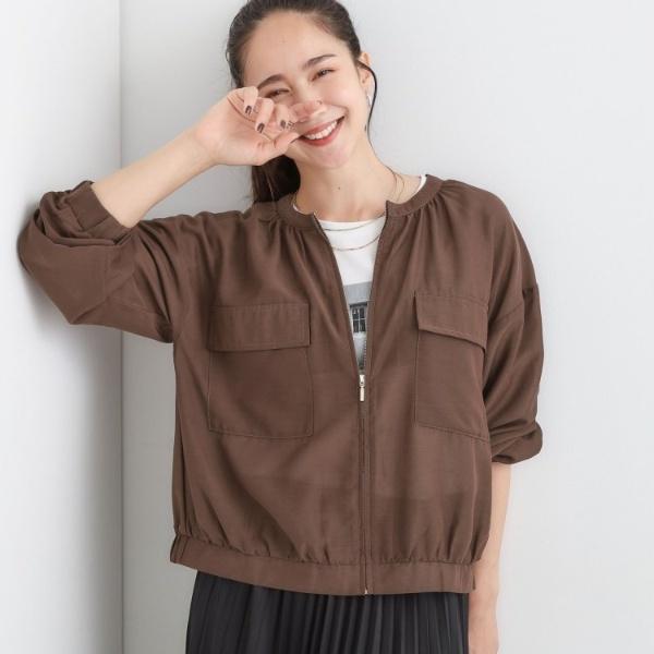S-LL】寒暖差のある時期に 大人上品なシアーブルゾン : マルイ(丸井 