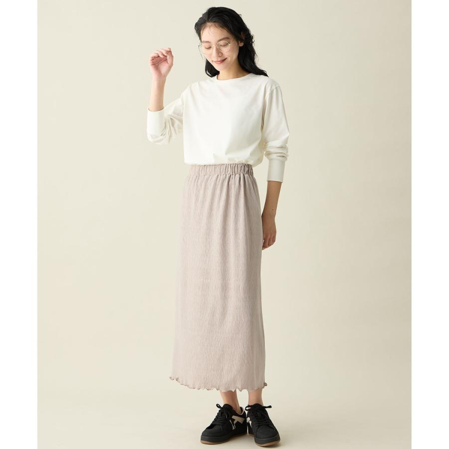 ANY（エニィ） 【ウエストゴム】シュリンクベロアスカート : マルイ