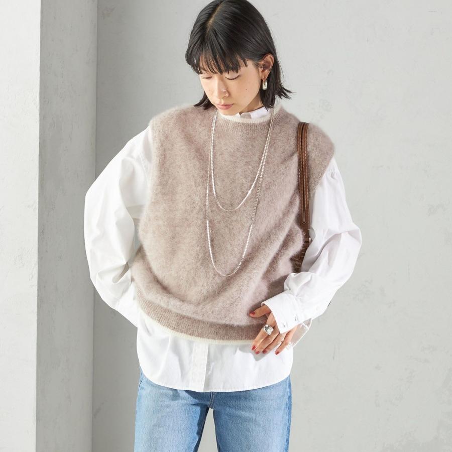 SHIPS（シップス） 杢フォックス カシミヤ ニット ベスト : マルイ 