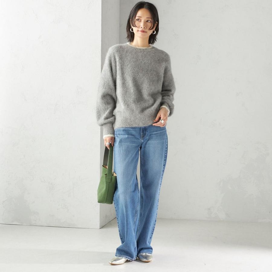 美品 シップス ふわふわ カシミヤ100% クルーネックニットプルオーバー セール】SHIPS:〈手洗い可能〉コットン カシミヤ 単色 クルーネック