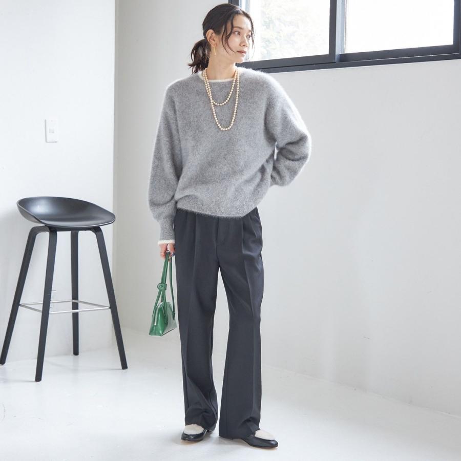 SHIPS（シップス） 杢 フォックス カシミヤ クルーネック ニット プル