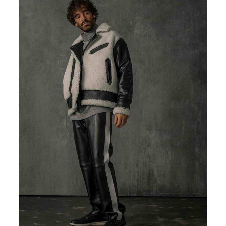 シーディーエム バイ カルぺディエム（CDM BY CARPEDIEM）/C DIEM ムートン Wライダースジャケット CDM BY CARPEDIEM（シーディーエムバイカルペディエム） C DIEM