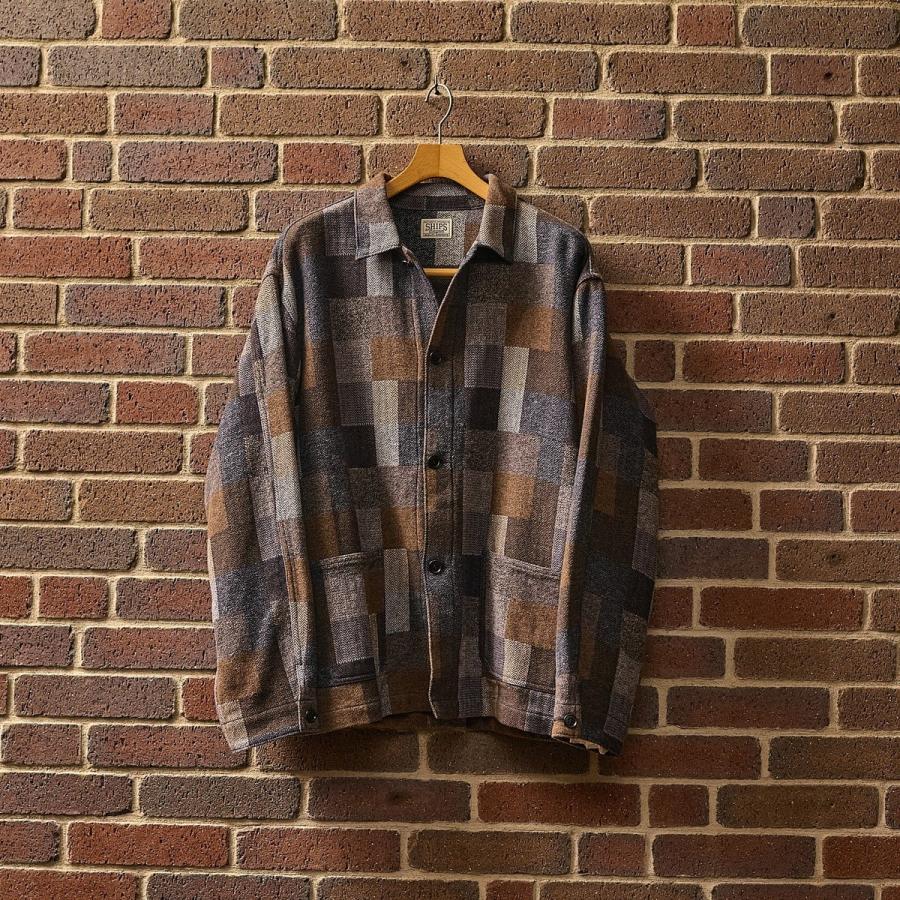 SHIPS（シップス） SHIPS: AUTHENTIC コットン ツイード カバー シャツ