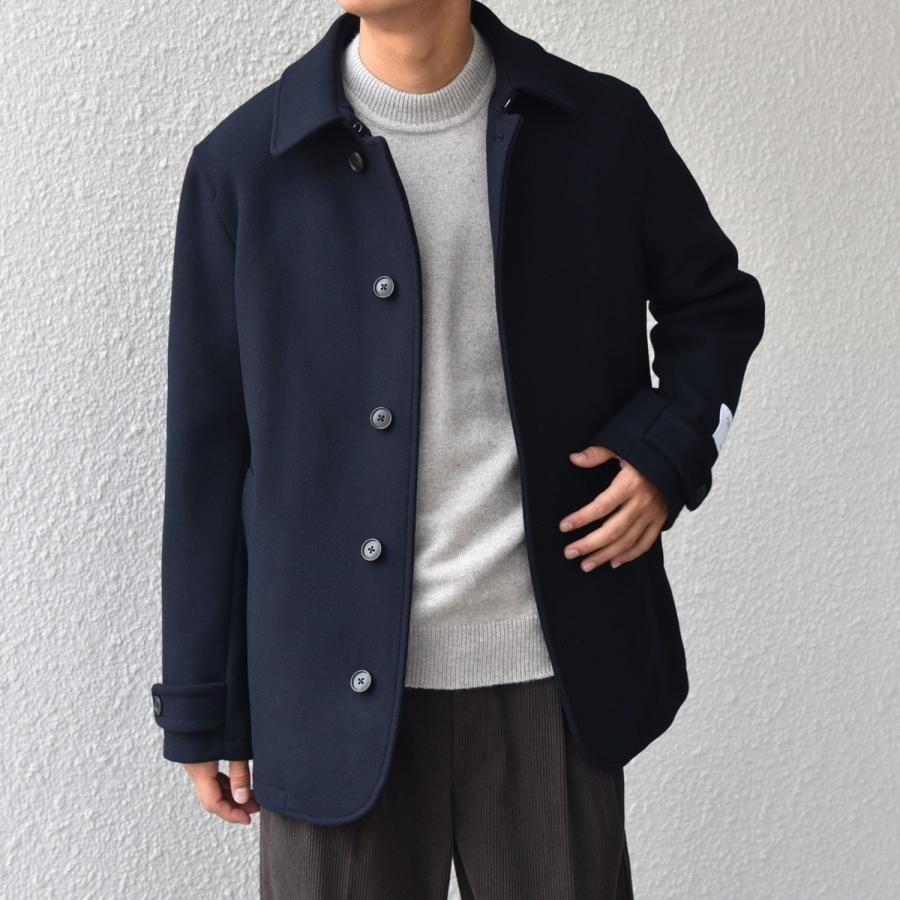 【未使用 L】アンドファミリーANDFAMILYS CPOジャケット Pコート SHIPS any any: PURE WOOL MELTON シングル Pコート 25AW◇ : マルイ