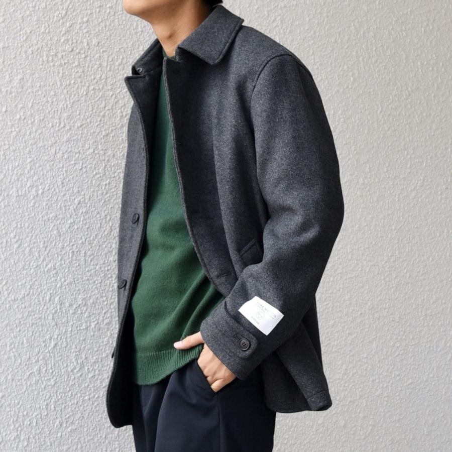 SHIPS any any: PURE WOOL MELTON シングル Pコート 25AW◇ : マルイ