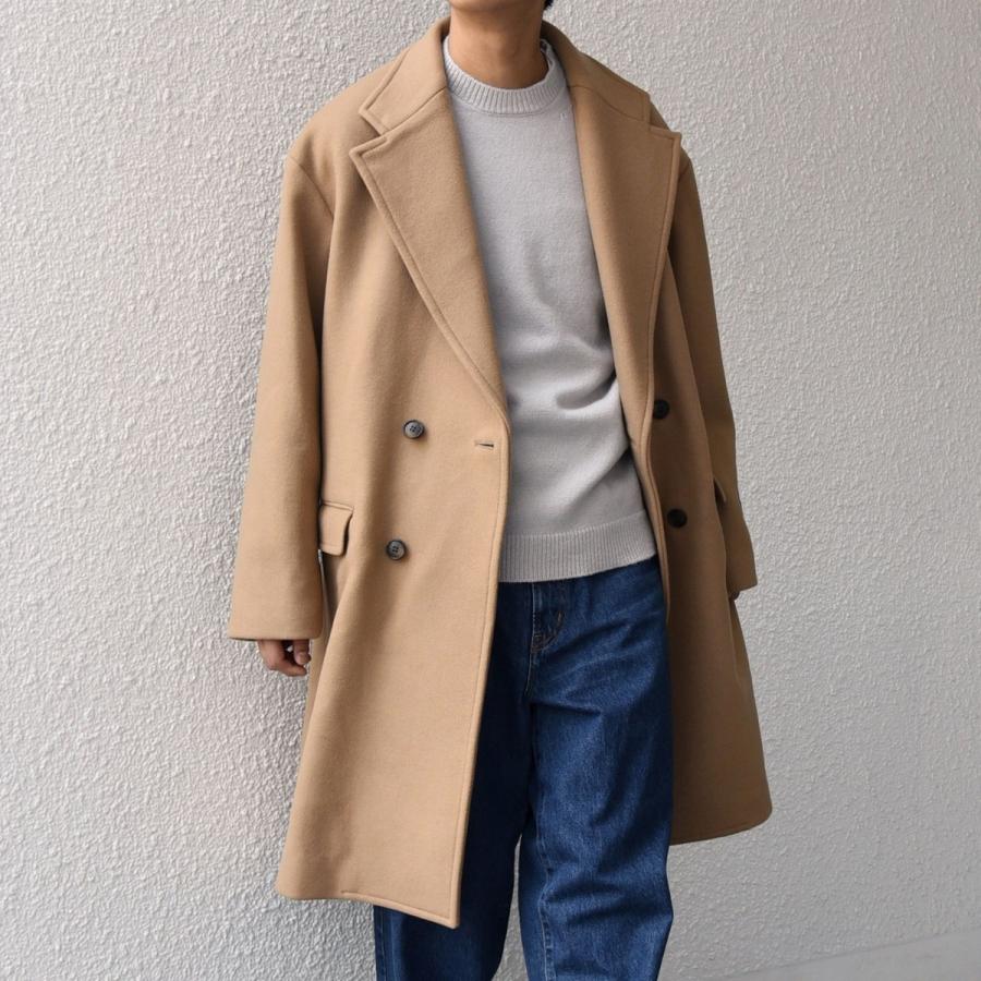 SHIPS any PURE WOOL MELTON ダブル チェスターコート 26AW◇ : マルイ