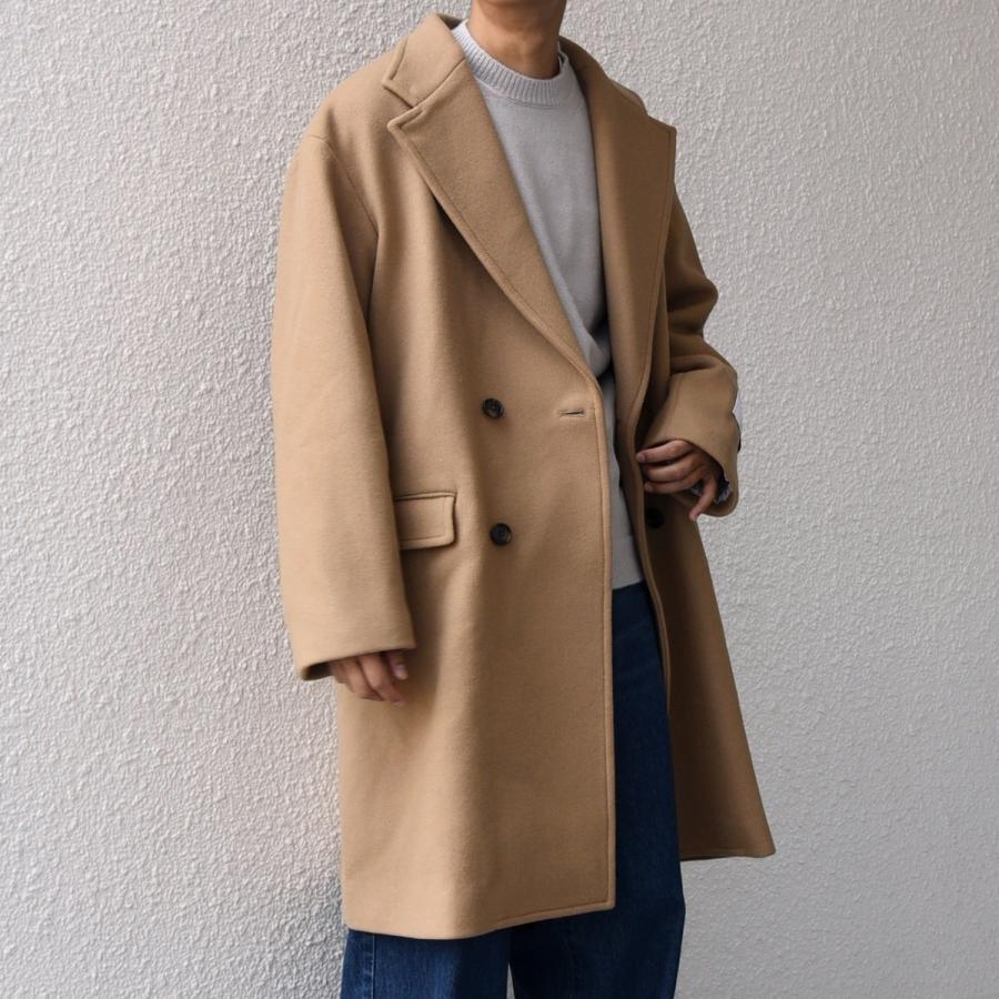 SHIPS any PURE WOOL MELTON ダブル チェスターコート 26AW◇ : マルイ