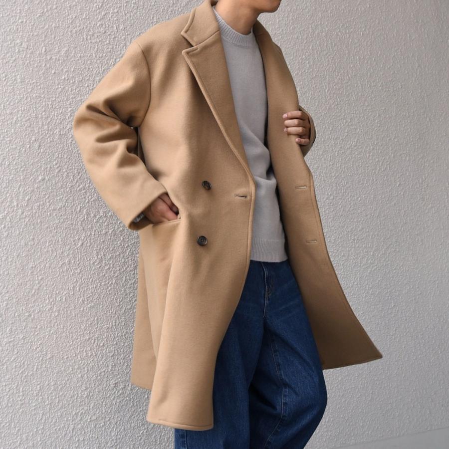 SHIPS any PURE WOOL MELTON ダブル チェスターコート 26AW◇ : マルイ