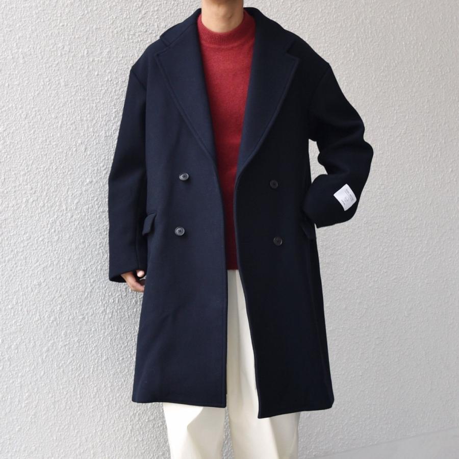 SHIPS any any: PURE WOOL MELTON ダブル チェスターコート 25AW