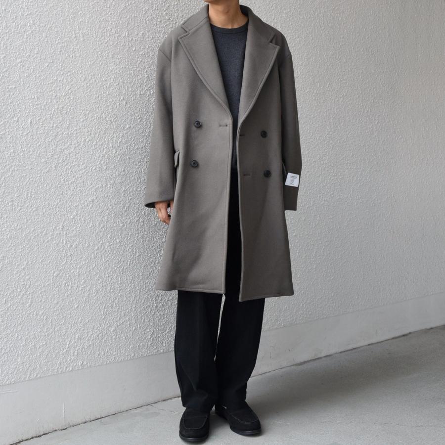 SHIPS any any: PURE WOOL MELTON ダブル チェスターコート 25AW