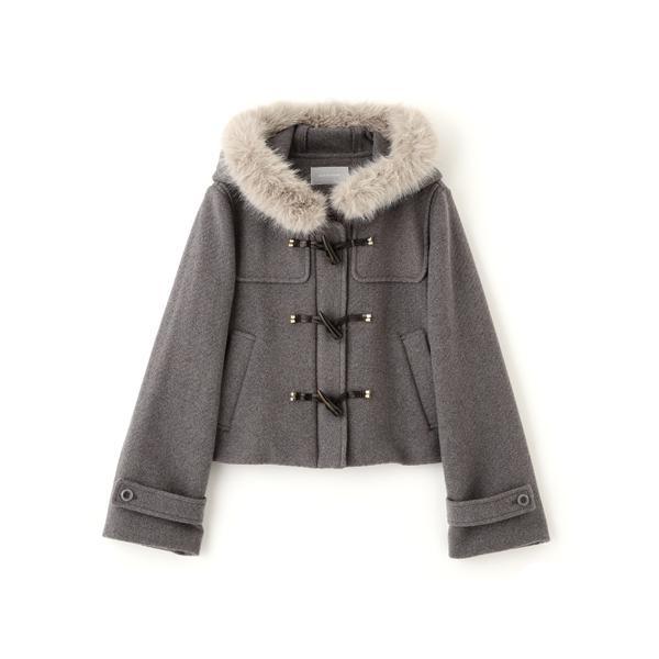 フェイクファー付ショートダッフルコート : マルイ(丸井)Yahoo!店