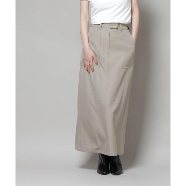 ポケットディティールナロースカート(セットアップ可) : マルイ