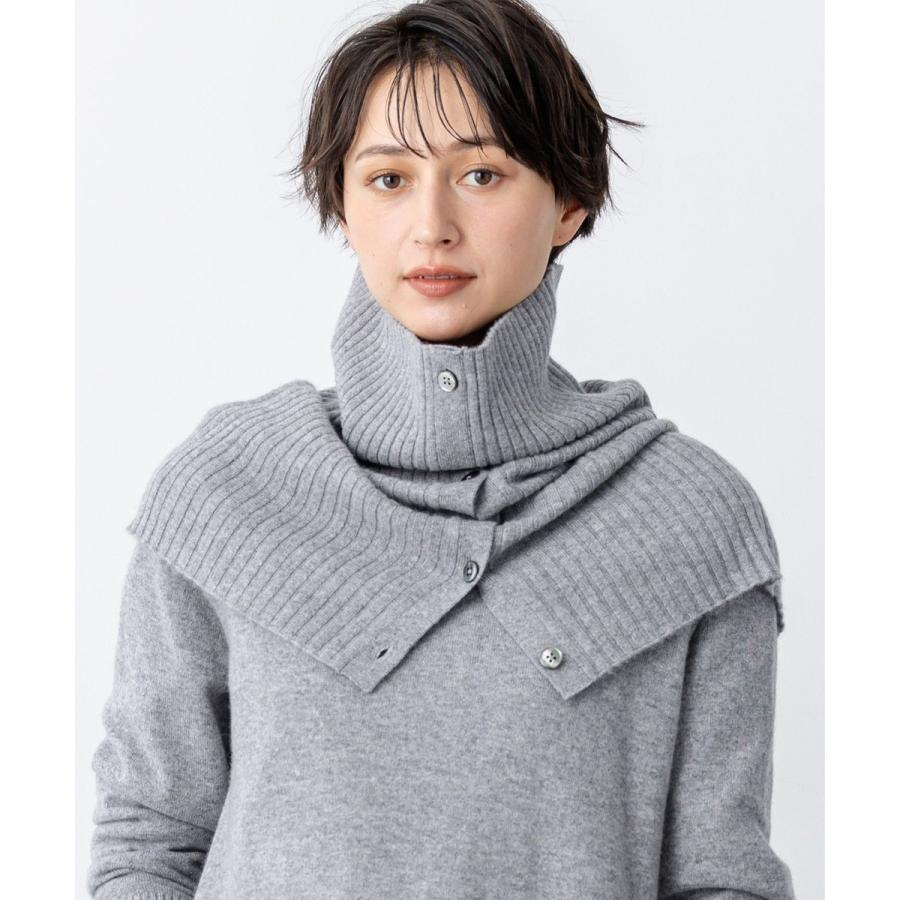 【見上愛さん着用/洗える】ピュアカシミヤ 2WAY スヌードの画像