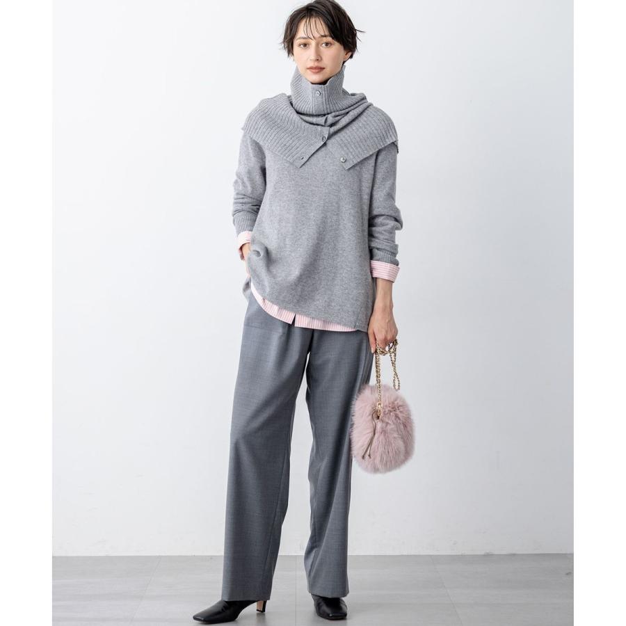 【見上愛さん着用/洗える】ピュアカシミヤ 2WAY スヌードの画像