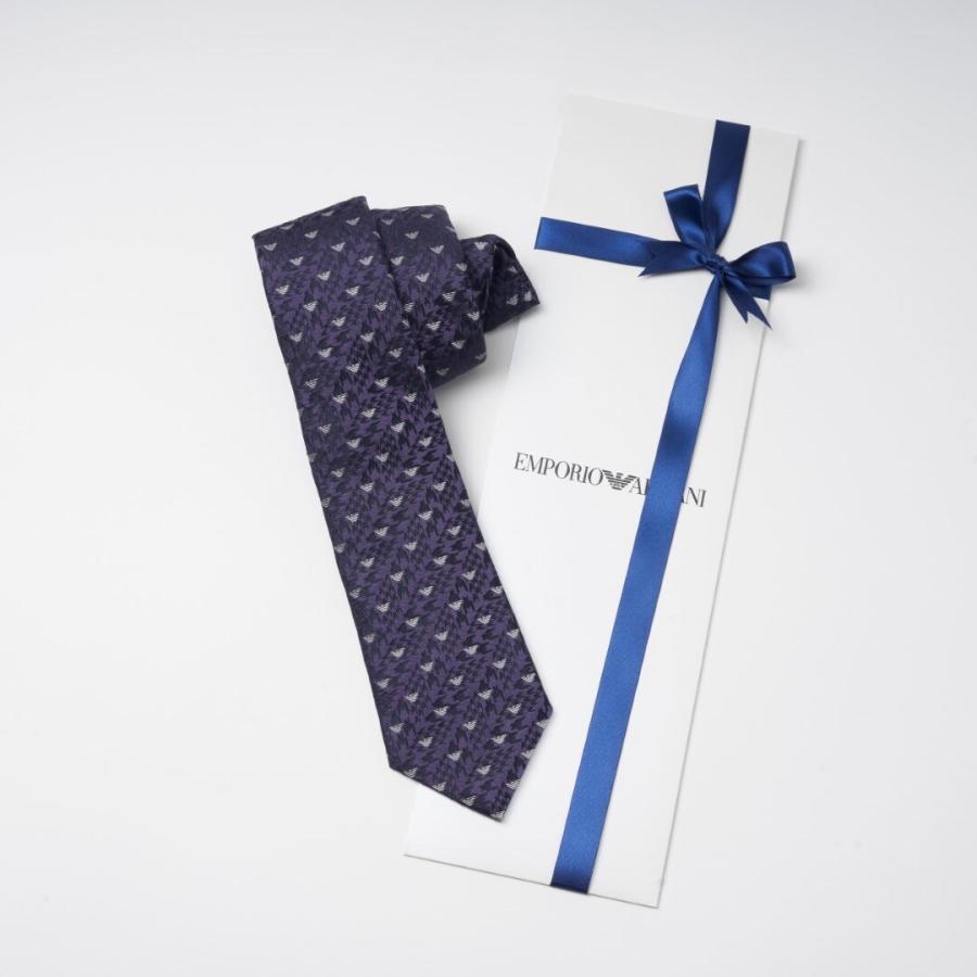 EMPORIO ARMANI 【ネクタイ】エンポリオアルマーニ｜イーグルモチーフ
