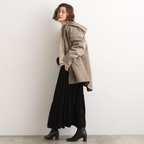 （最終値下げ）STUDIOUS モッズコート ボアライナー付き　黒 最終値下げ）STUDIOUS モッズコート ボアライナー付き 黒