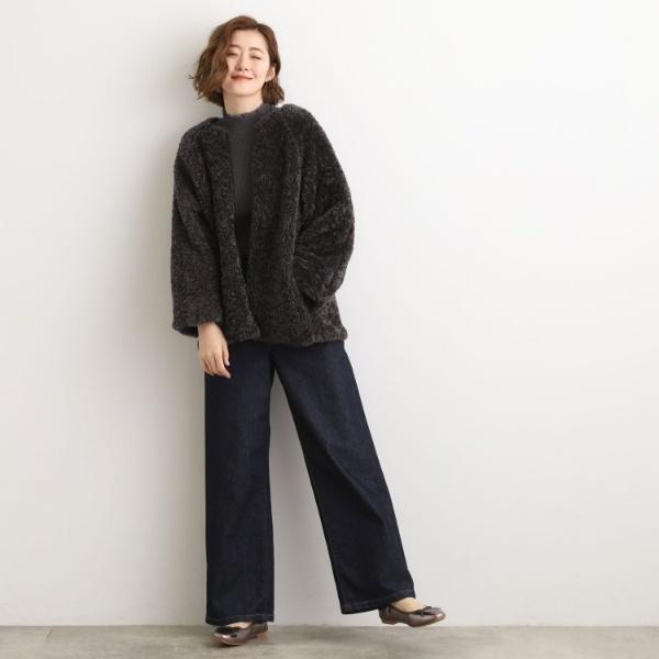 ノンモッズウールコート　⭕️値下げ中⭕️ボアライナー付3way美品 grove（グローブ） 最終お値下げ！！【名品アウター3WAY・はっ水】ボア