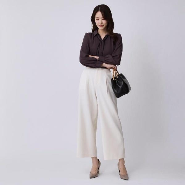 極美品☆YOKO CHAN ヨーコチャン 2021年製 YCB-221-261 裾フリル