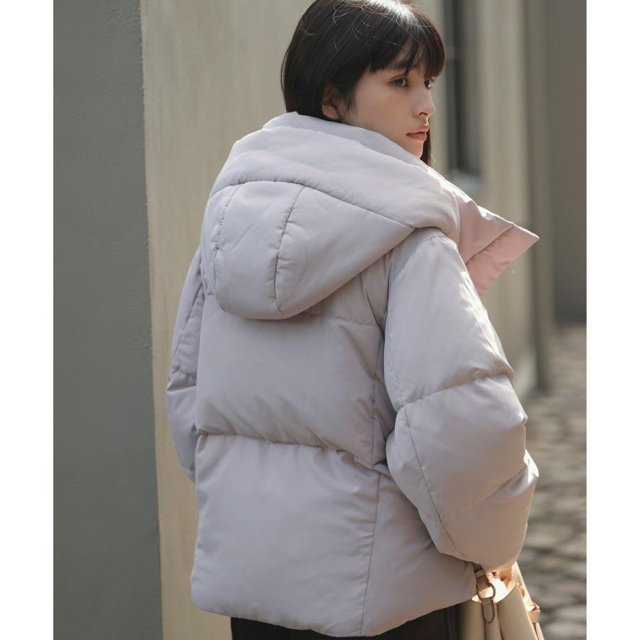 VIS フード取り外し可能軽量ダウンブルゾン/2WAY・撥水加工 VIS（ビス） 【アウター総選挙3位】フード取り外し可能軽量ダウン