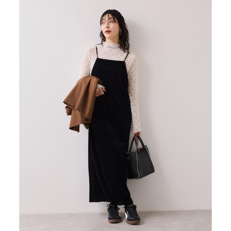 VIS（ビス） 刺繍アソートベロアキャミワンピース/2WAY : マルイ(丸井
