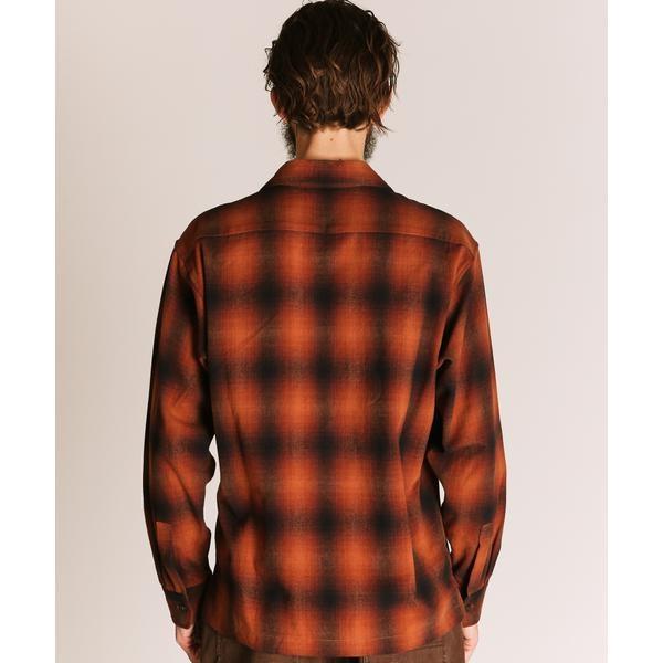OMBRE CHECK FLANNEL LS SHIRT／オンブレチェック フランネル LSシャツ