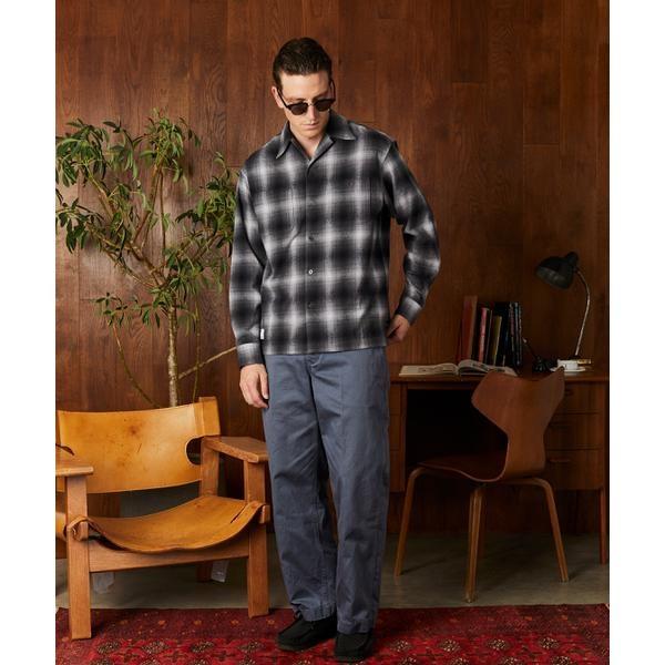 OMBRE CHECK FLANNEL LS SHIRT／オンブレチェック フランネル LSシャツ